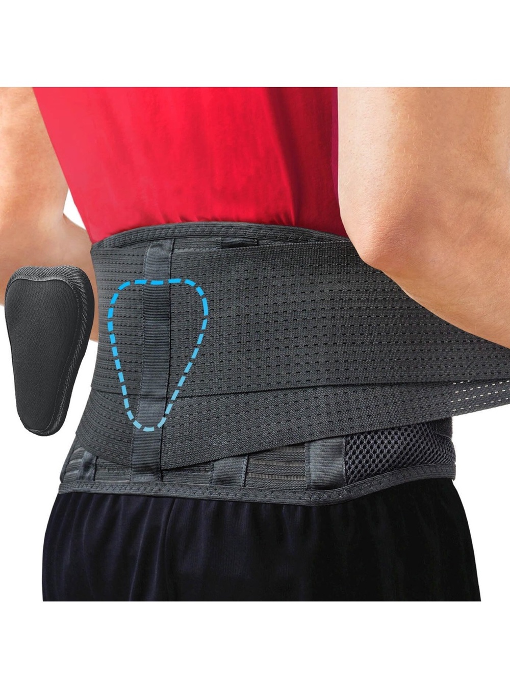 Sparthos. Brace for Lower Back Pain - Support Belt for Men or Women. Size Medium - Picture 4 of 7